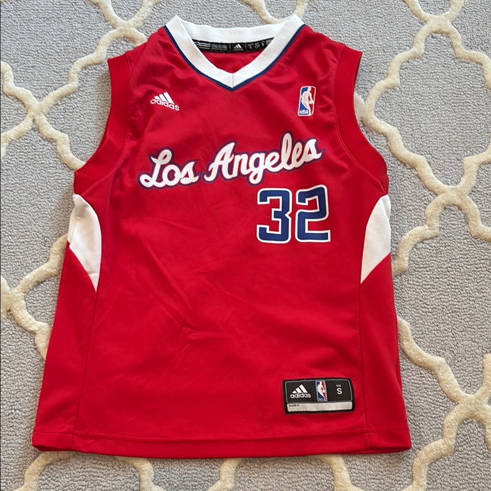 Adidas Kids Red Los Angeles Clippers Jersey